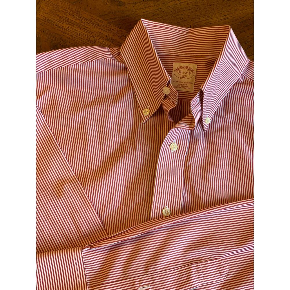 Brooks Brothers 346 All Cotton Button Down Shirts Men's Size 14.5-2/3